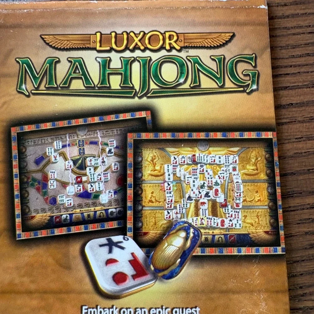 Luxor Mahjong PC CD-ROM‎ MumboJumbo Premium Casual Games 2007 Windows XP 98 2000